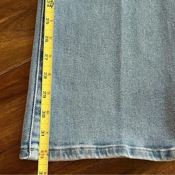 Good American Women's Good Legs Flare Jeans with No Waistband indigo 492 - Picture 10 of 14